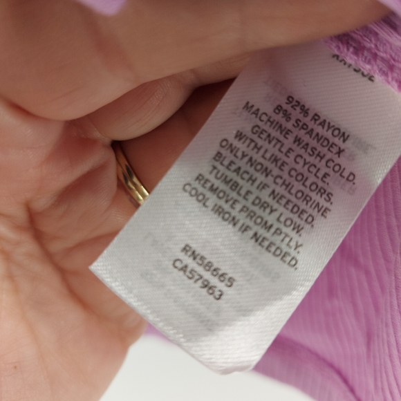 bp One-Shoulder Rib Tank Top cropped - Picture 5 of 10